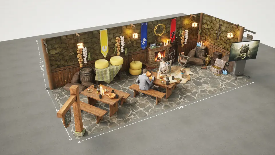 3D-Konzeption – Visualisierung eines Messestandes