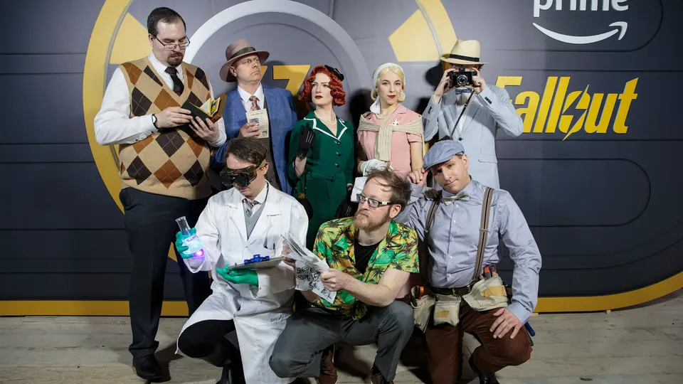 Walking Acts – Fallout-Charaktere beim Screening für Amazon Prime